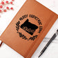Merry Christmas From Oregon - Vegan Leather Journal