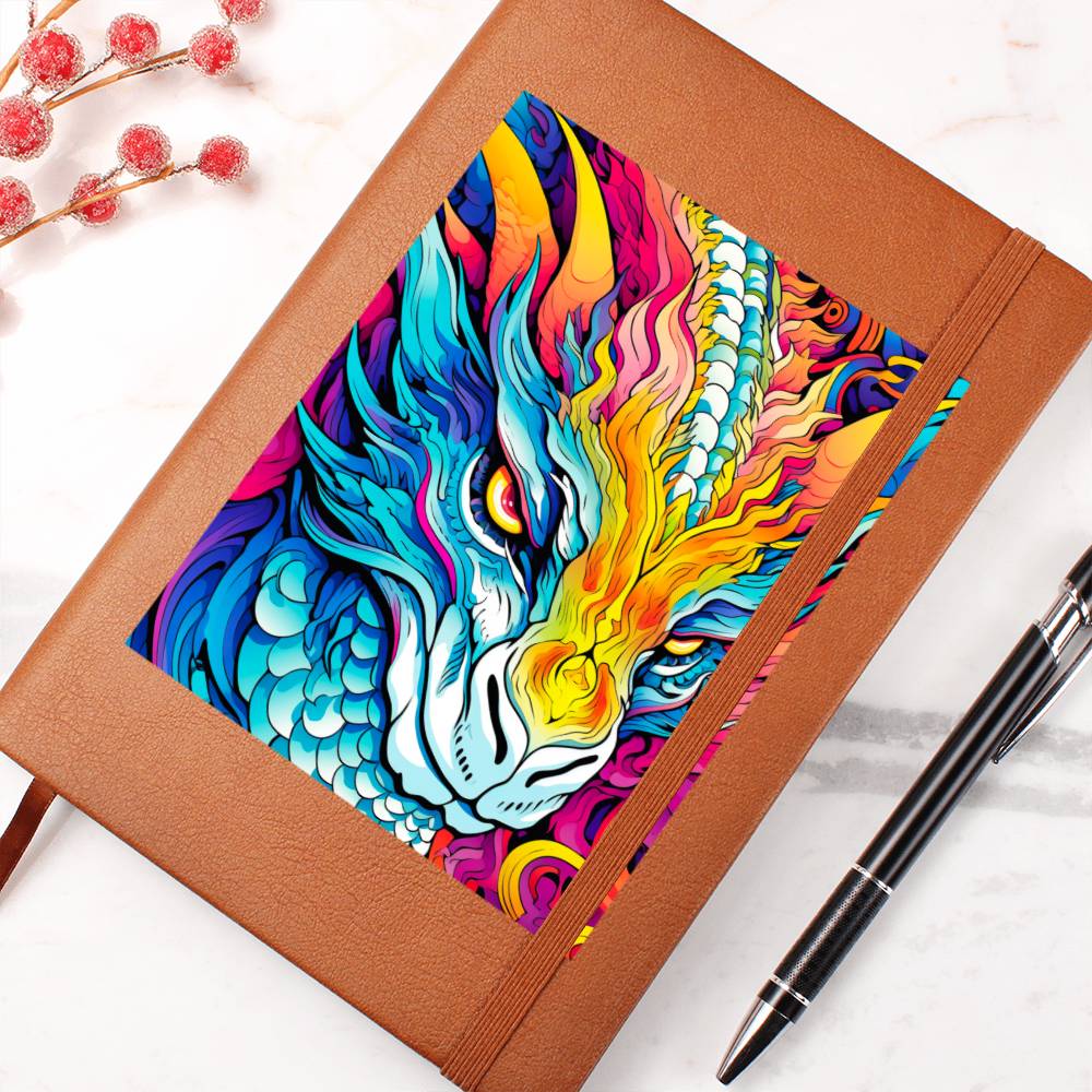 Majestic Dragon 005 - Vegan Leather Journal