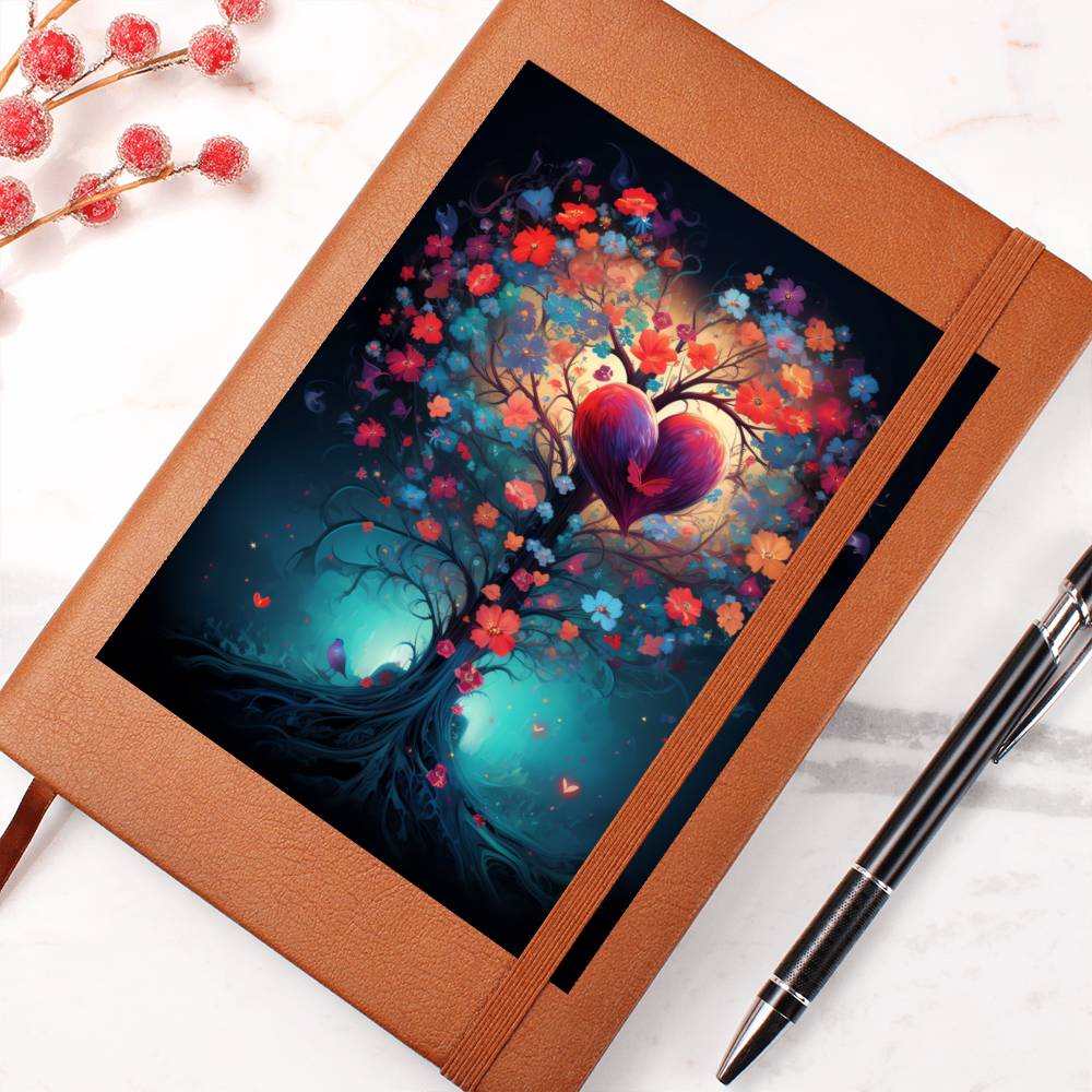 Valentine's Day Art 454 - Vegan Leather Journal