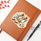 Luxury Wedding Decor Sticker 013 - Vegan Leather Journal