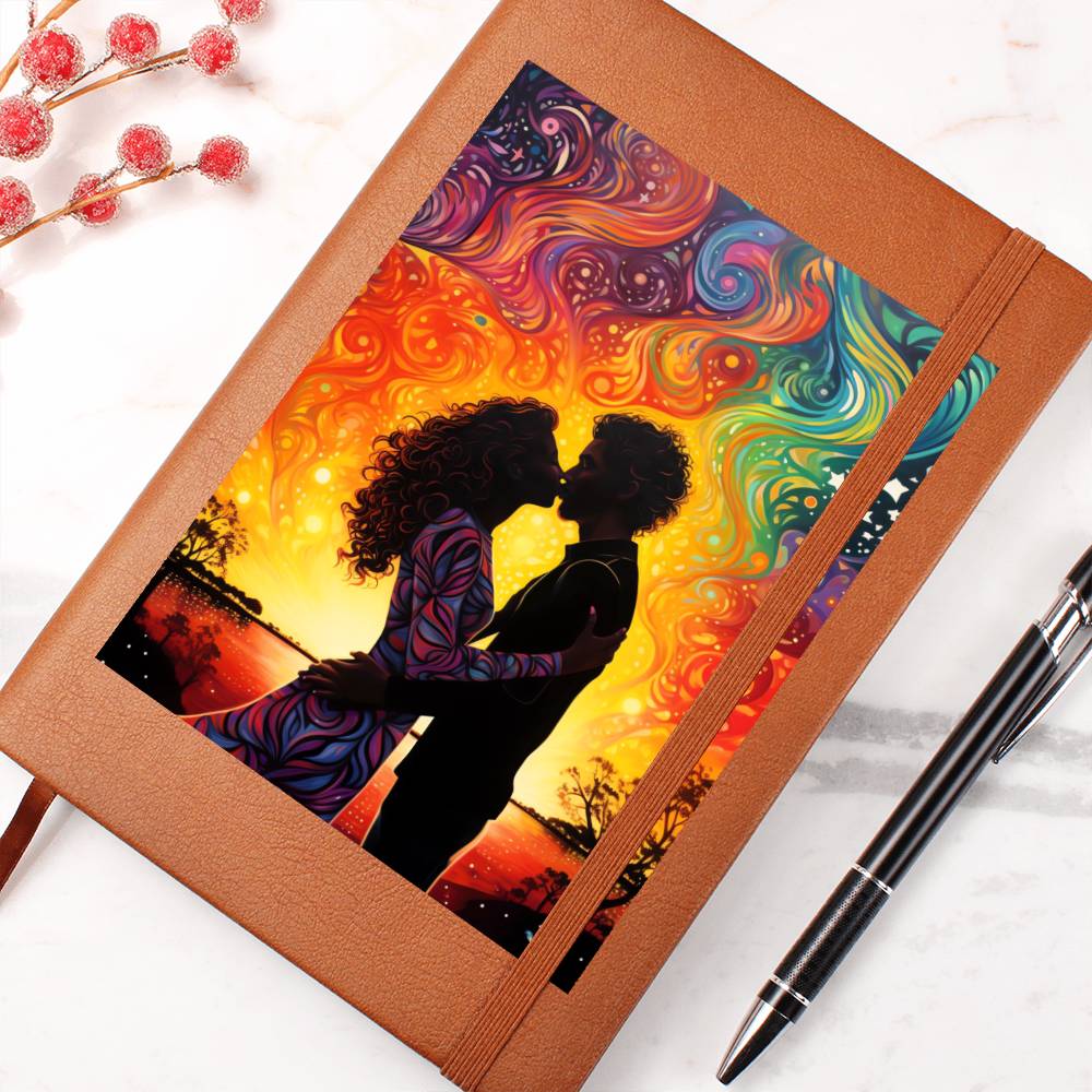 Valentine's Day Art 015 - Vegan Leather Journal