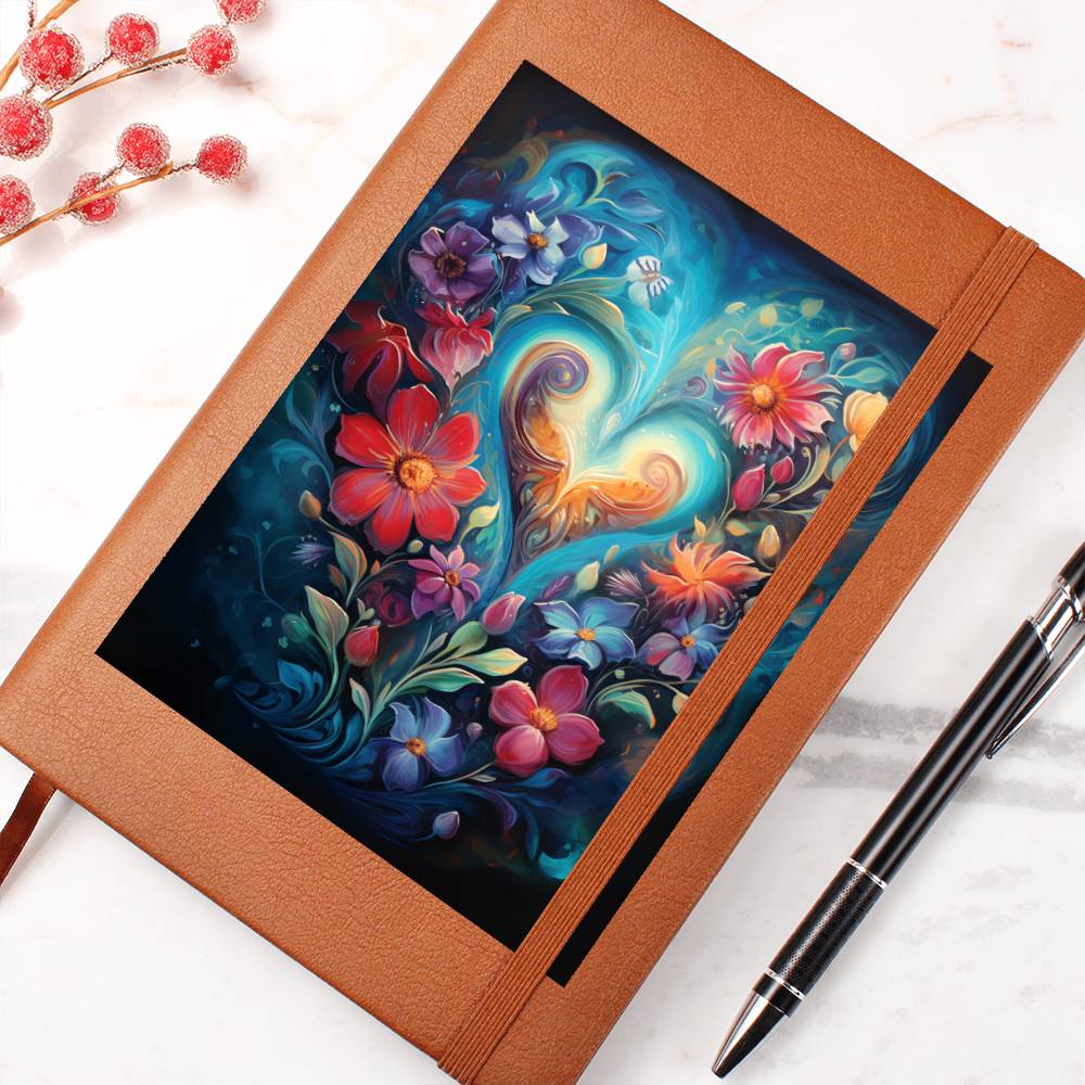 Valentine's Day Art 395 - Vegan Leather Journal
