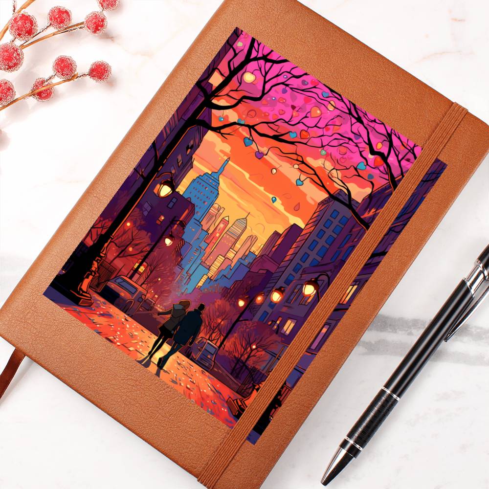 Valentine's Day Art 218 - Vegan Leather Journal