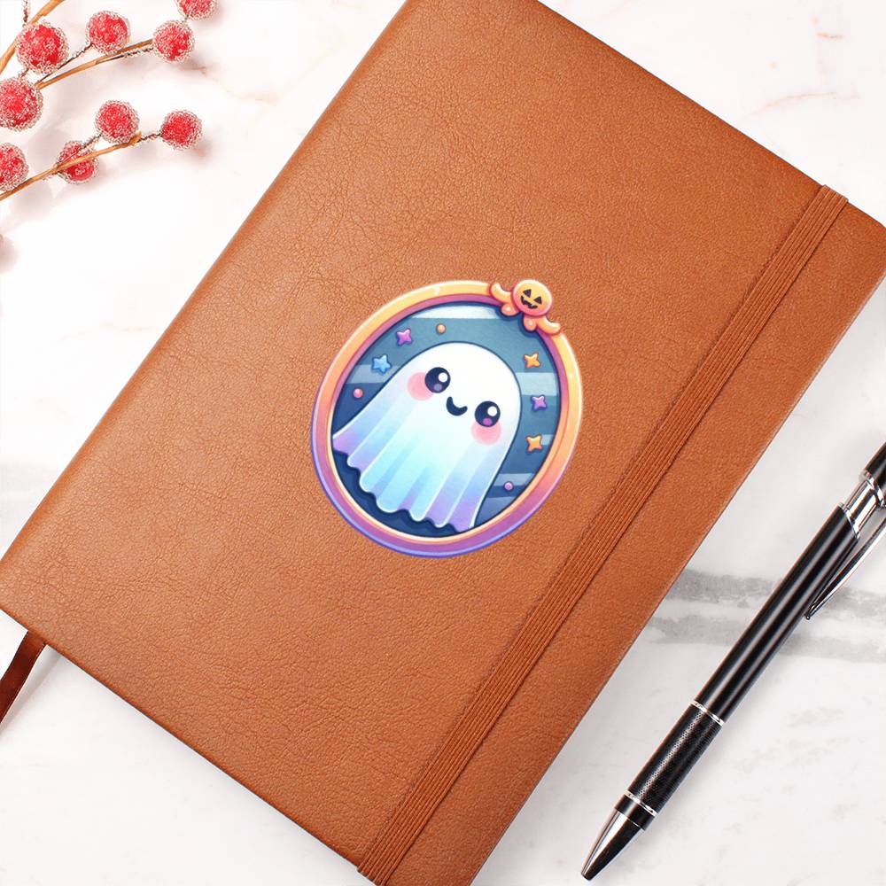 Cute Halloween Sticker 031 - Vegan Leather Journal