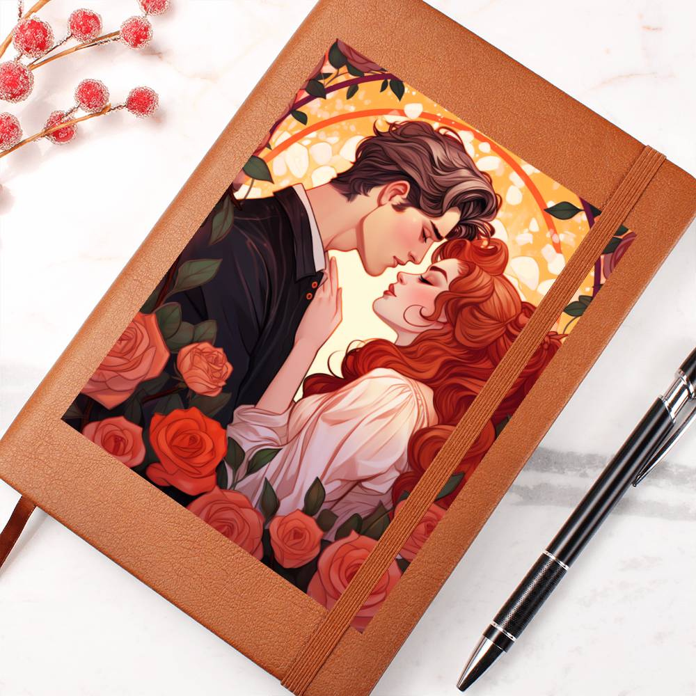 Valentine's Day Art 357 - Vegan Leather Journal