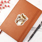 Luxury Wedding Decor Sticker 077 - Vegan Leather Journal