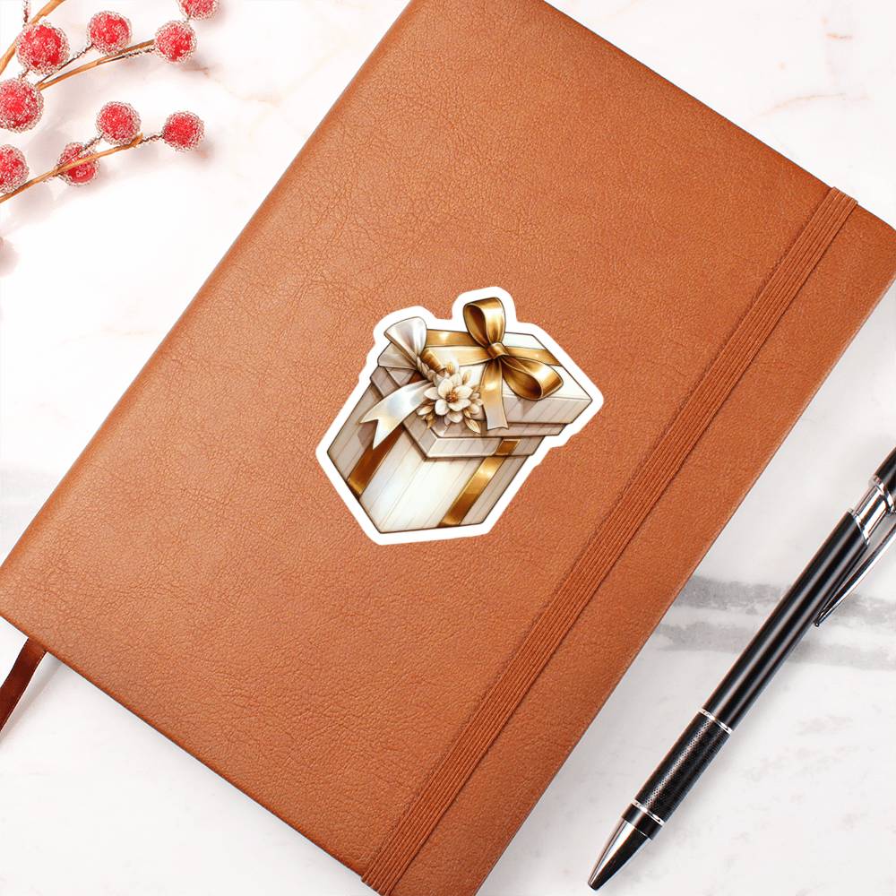Luxury Wedding Decor Sticker 077 - Vegan Leather Journal
