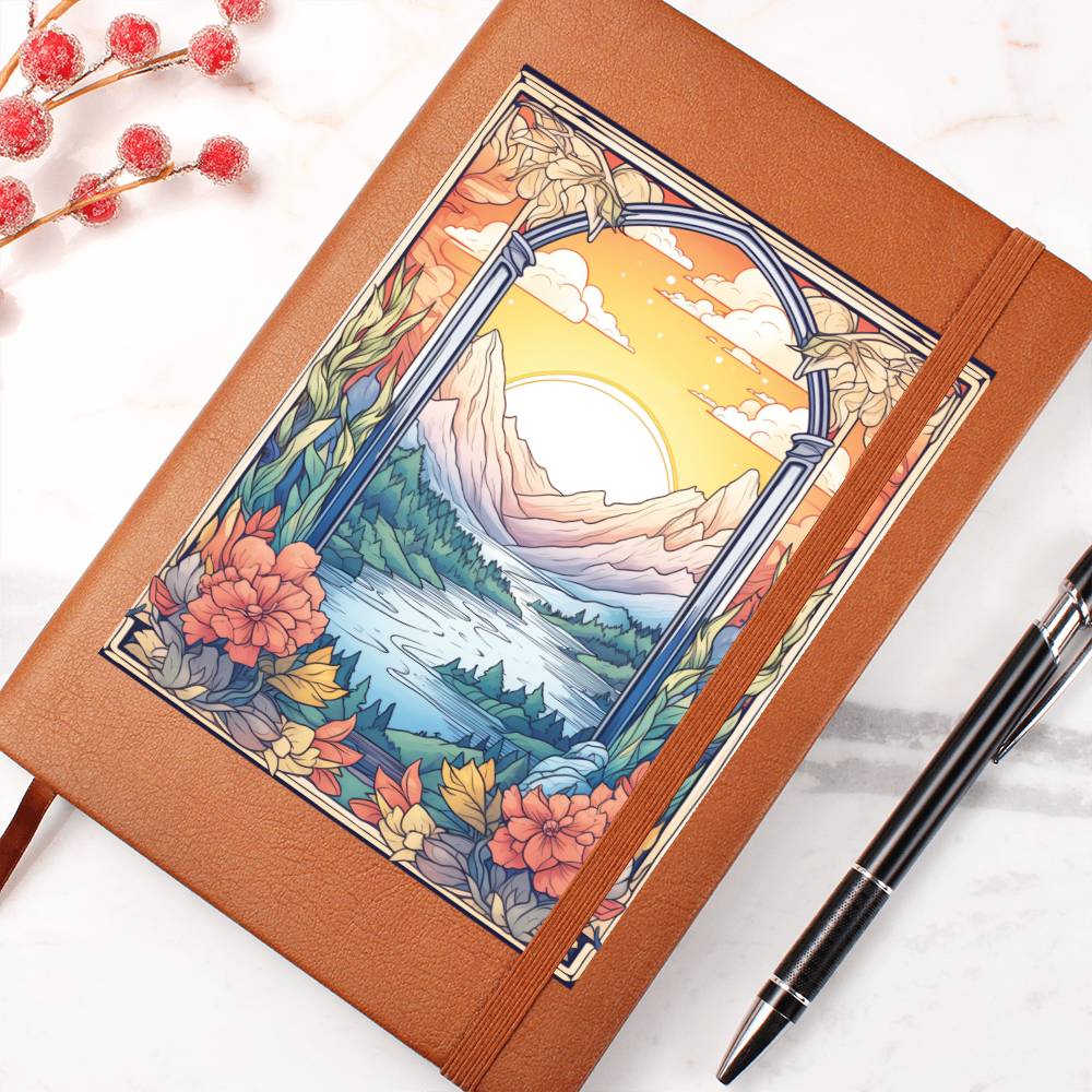 Minimalist BOHO Art 116 - Vegan Leather Journal