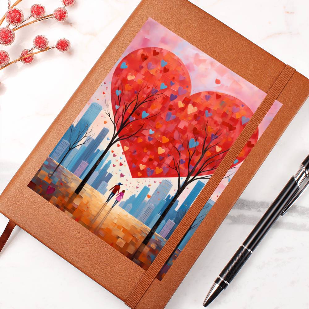 Valentine's Day Art 249 - Vegan Leather Journal