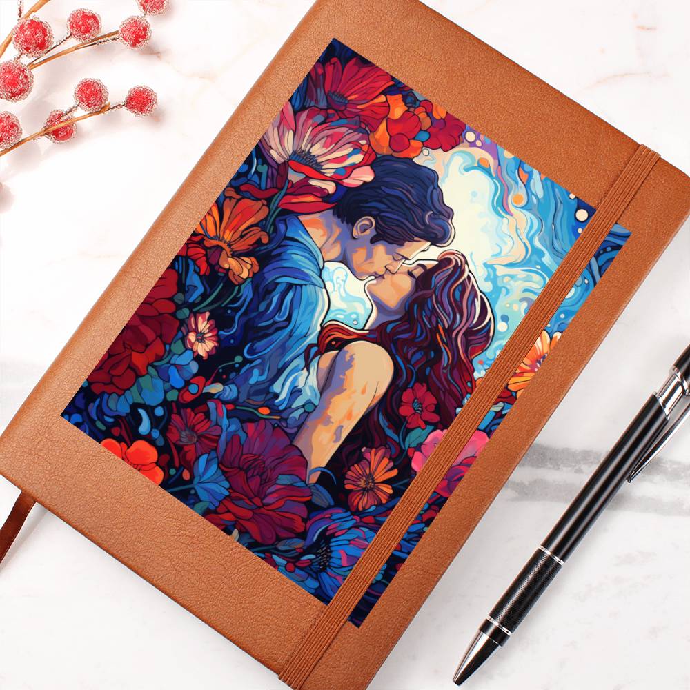 Valentine's Day Art 081 - Vegan Leather Journal
