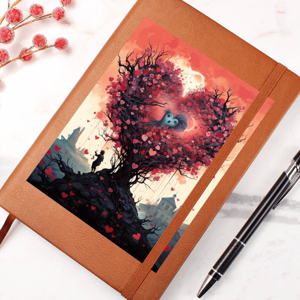Valentine's Day Art 185 - Vegan Leather Journal