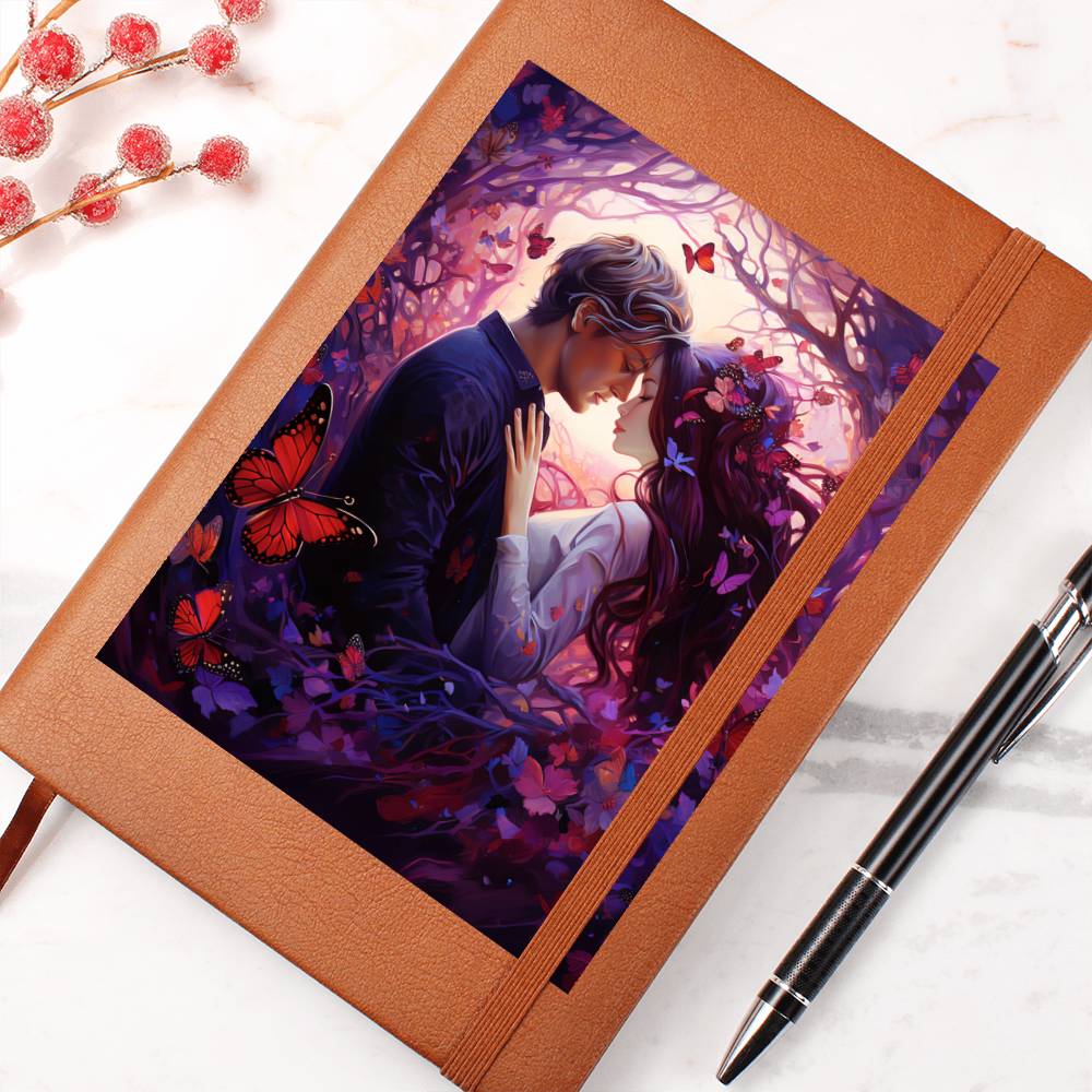 Valentine's Day Art 319 - Vegan Leather Journal