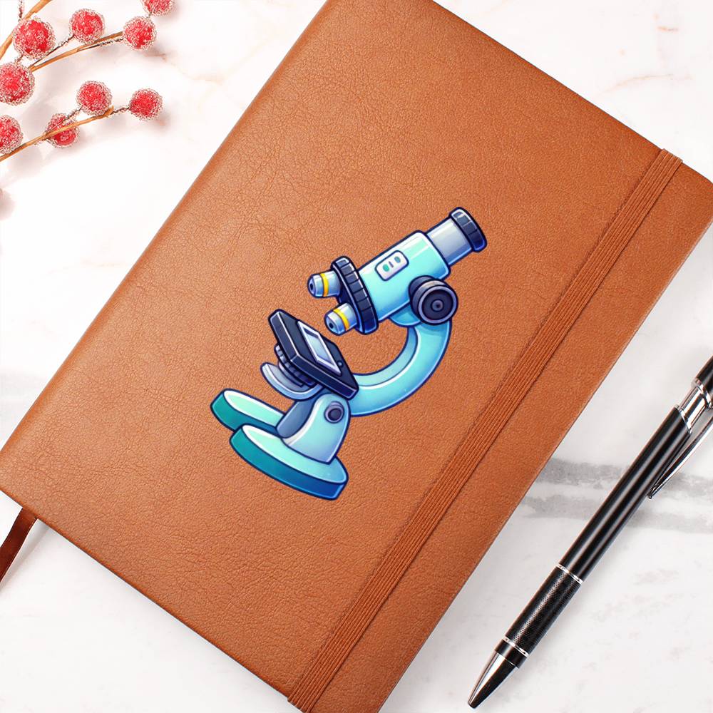 Cute Back to School Sticker 055 - Vegan Leather Journal