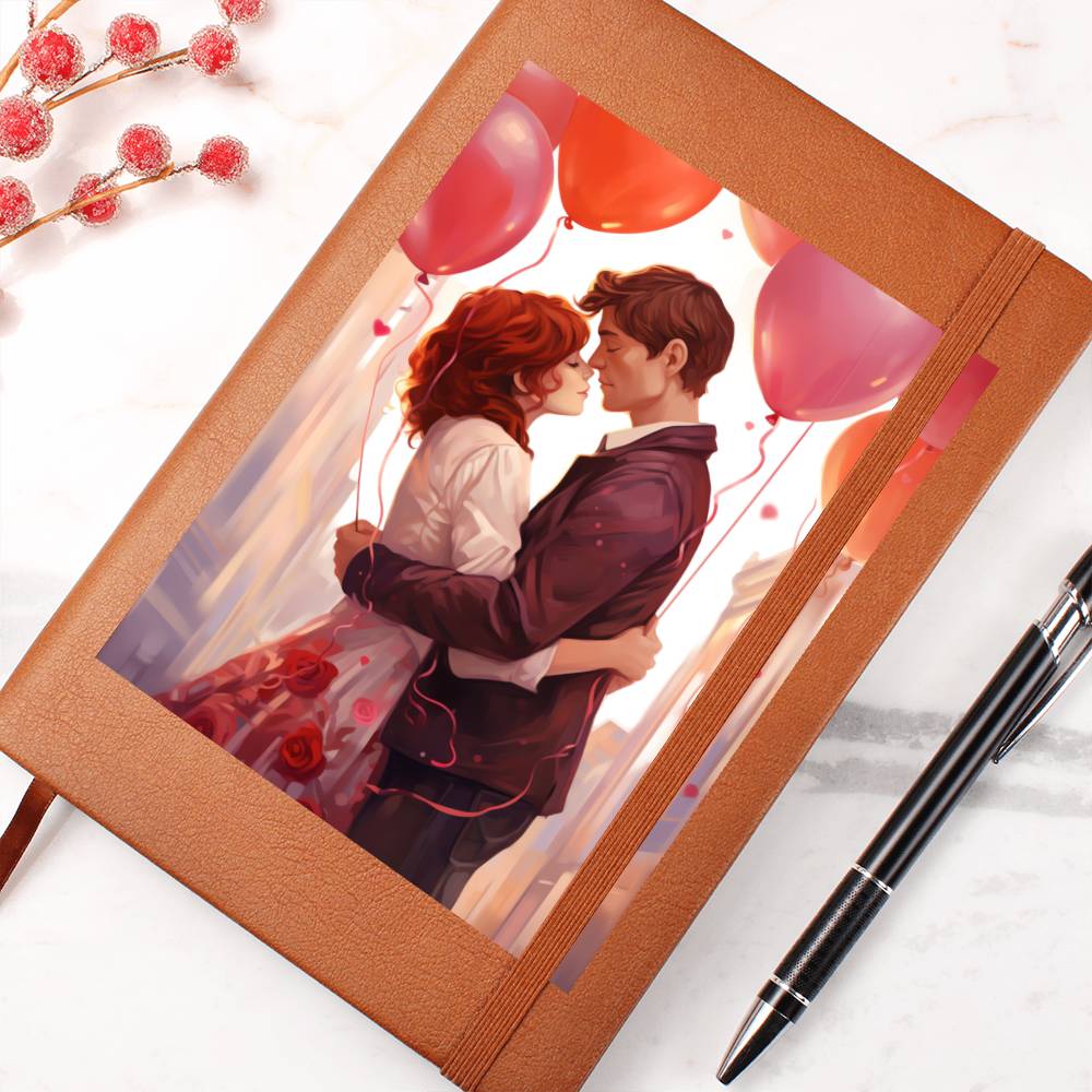 Valentine's Day Art 233 - Vegan Leather Journal