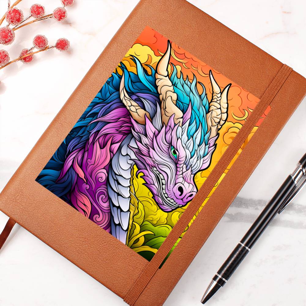 Majestic Dragon 030 - Vegan Leather Journal