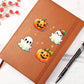 Cute Halloween Sticker 016 - Vegan Leather Journal