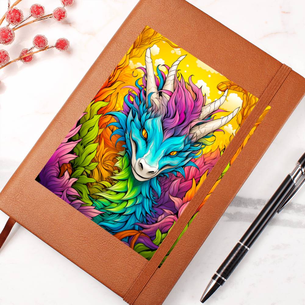 Majestic Dragon 014 - Vegan Leather Journal