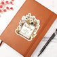 Luxury Wedding Decor Sticker 072 - Vegan Leather Journal