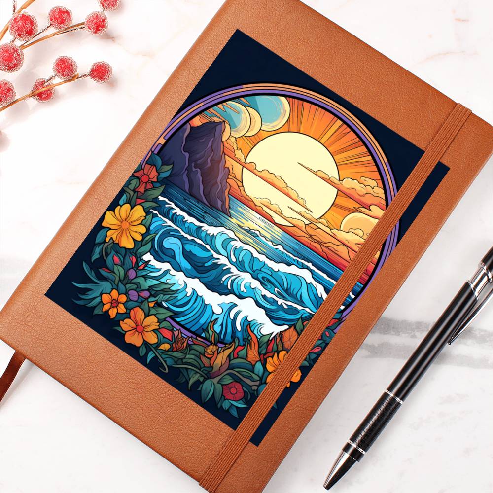 Minimalist BOHO Art 033 - Vegan Leather Journal