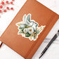 Luxury Wedding Decor Sticker 090 - Vegan Leather Journal