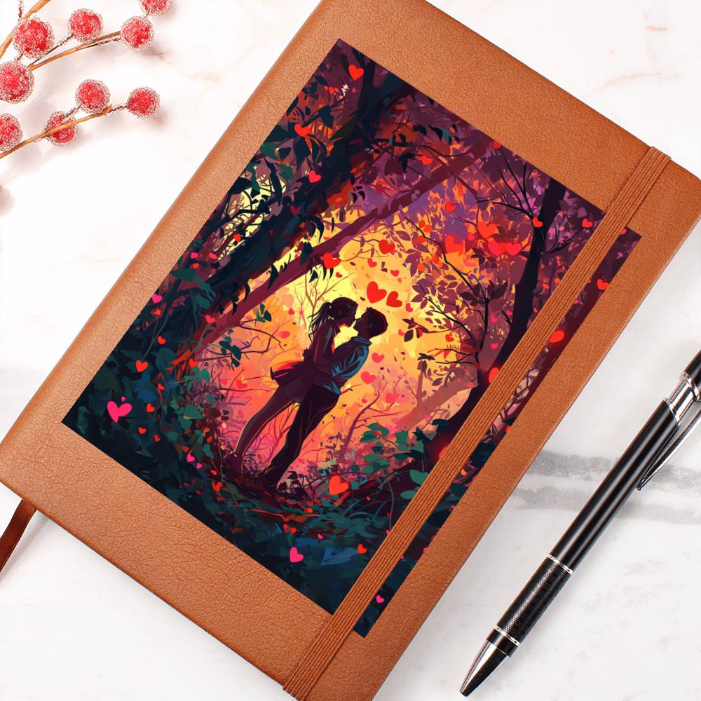 Valentine's Day Art 229 - Vegan Leather Journal