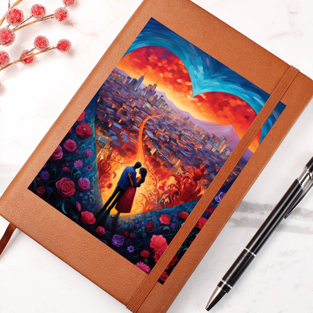 Valentine's Day Art 086 - Vegan Leather Journal