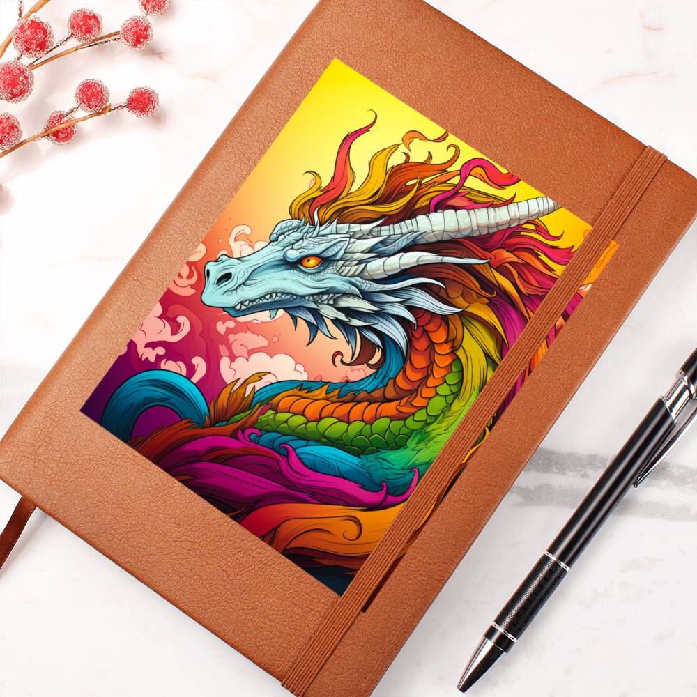 Majestic Dragon 023 - Vegan Leather Journal