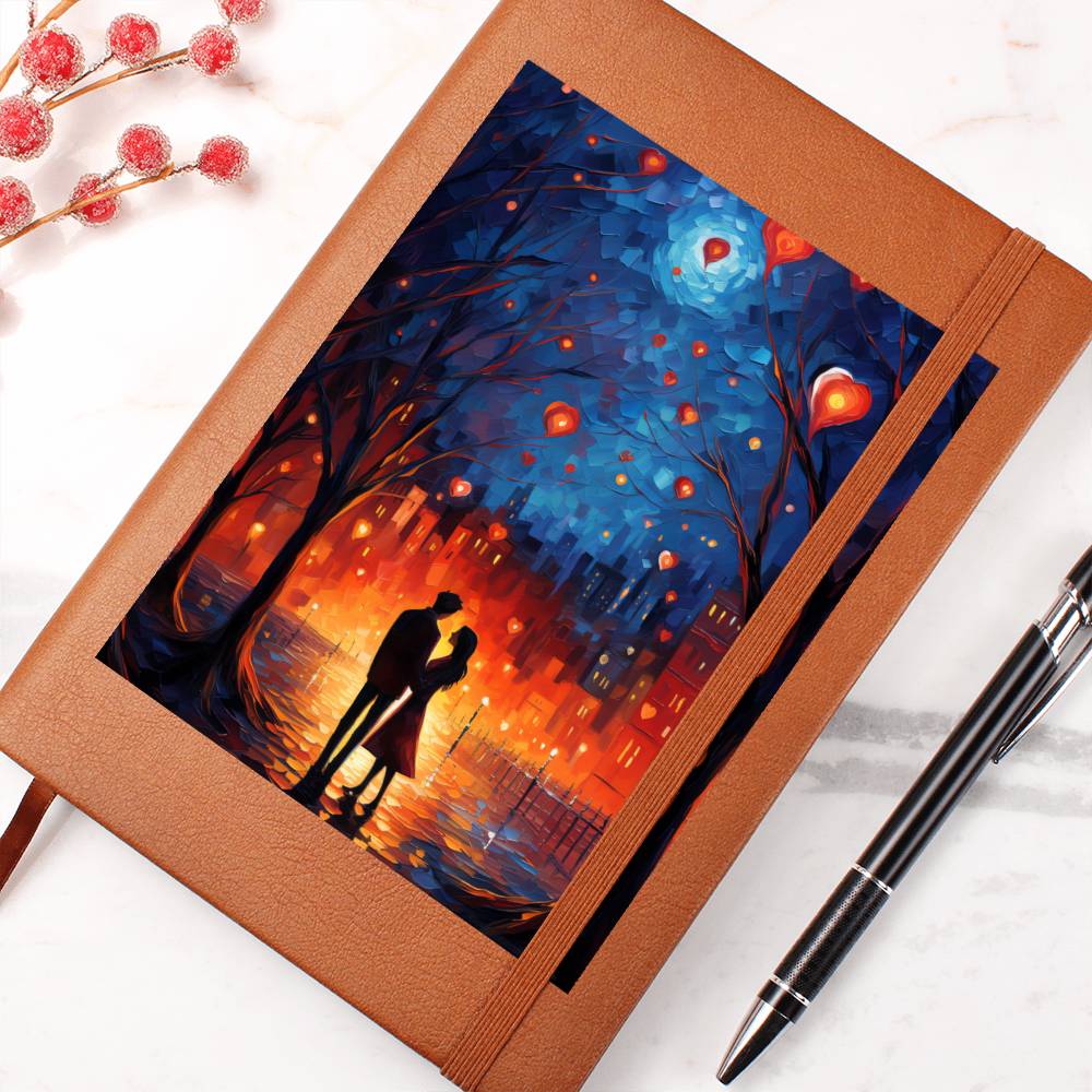 Valentine's Day Art 460 - Vegan Leather Journal