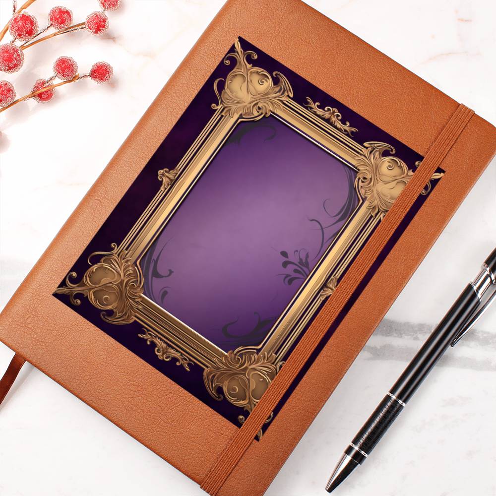 Ornate Gold Cover 064 - Vegan Leather Journal