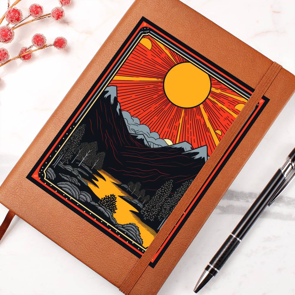 Minimalist BOHO Art 059 - Vegan Leather Journal