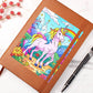 Cute Unicorn 047 - Vegan Leather Journal