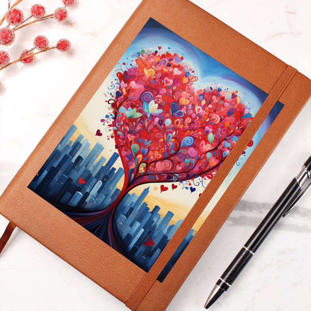 Valentine's Day Art 246 - Vegan Leather Journal