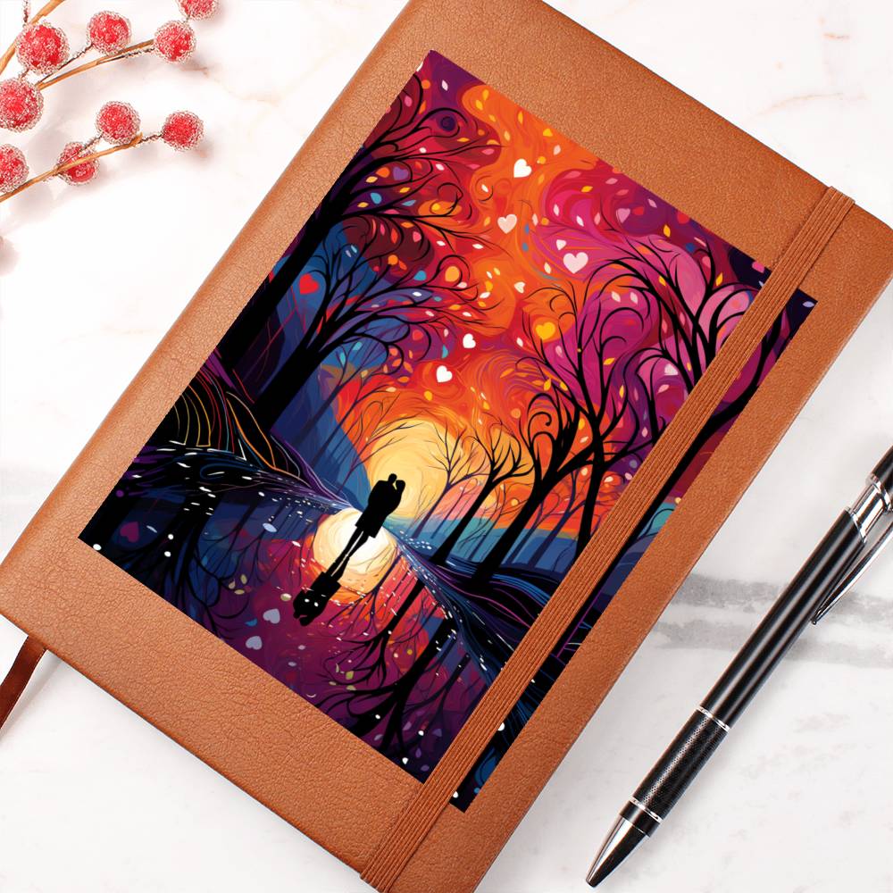 Valentine's Day Art 140 - Vegan Leather Journal