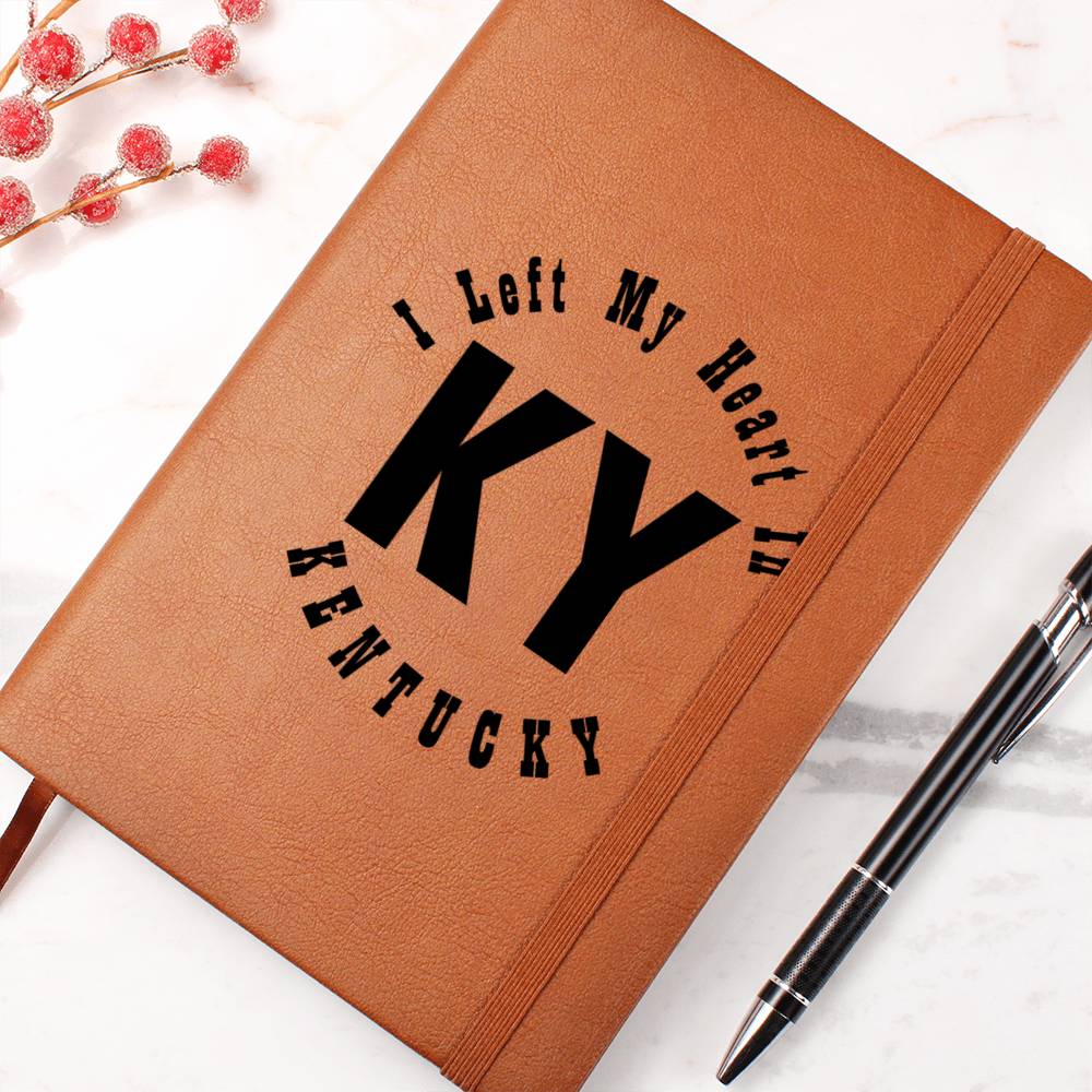 Heart In Kentucky v01 - Vegan Leather Journal