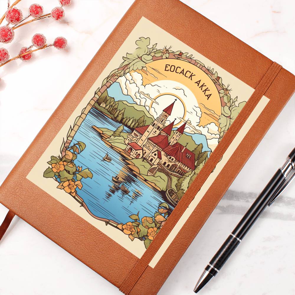 Minimalist BOHO Art 051 - Vegan Leather Journal