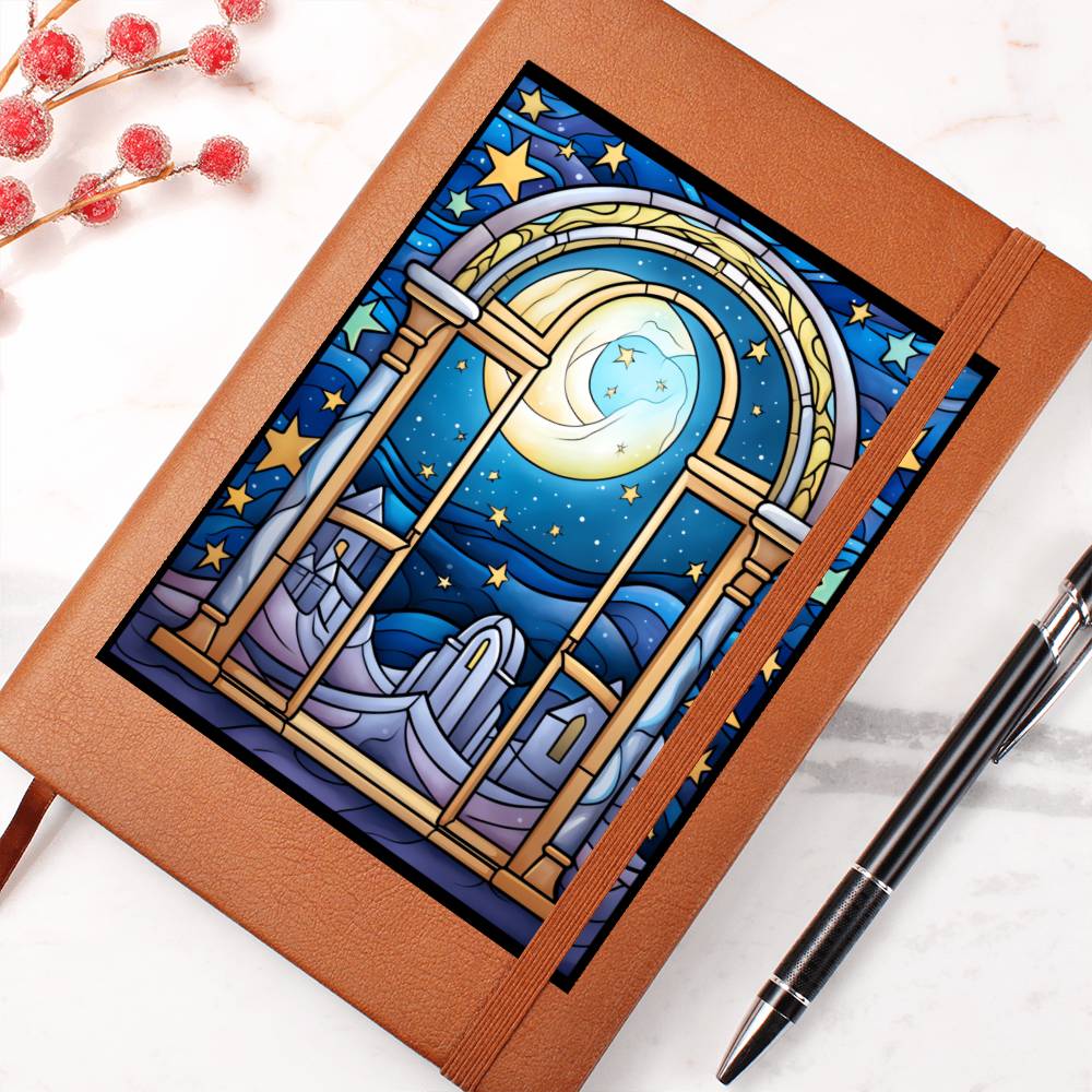 Minimalist BOHO Art 050 - Vegan Leather Journal