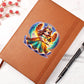 Cute Christmas Angel 010 - Vegan Leather Journal