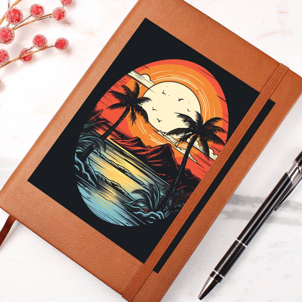 Minimalist BOHO Art 057 - Vegan Leather Journal