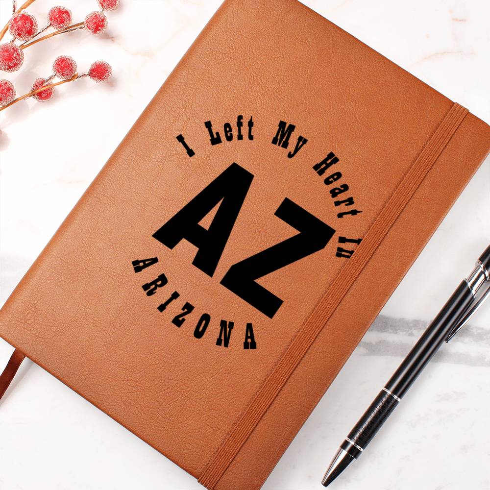 Heart In Arizona v01 - Vegan Leather Journal