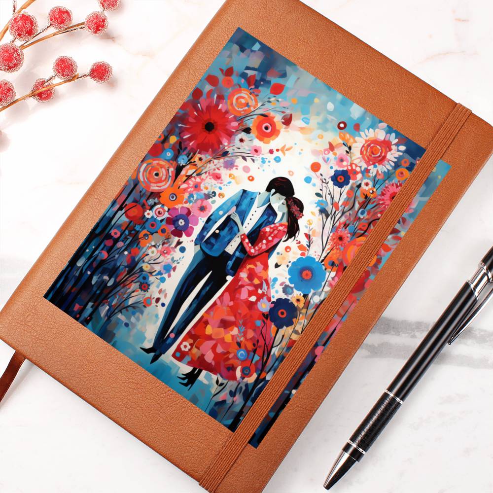 Valentine's Day Art 053 - Vegan Leather Journal