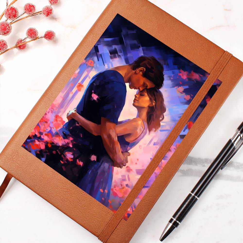 Valentine's Day Art 057 - Vegan Leather Journal
