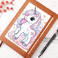 Cute Unicorn 032 - Vegan Leather Journal
