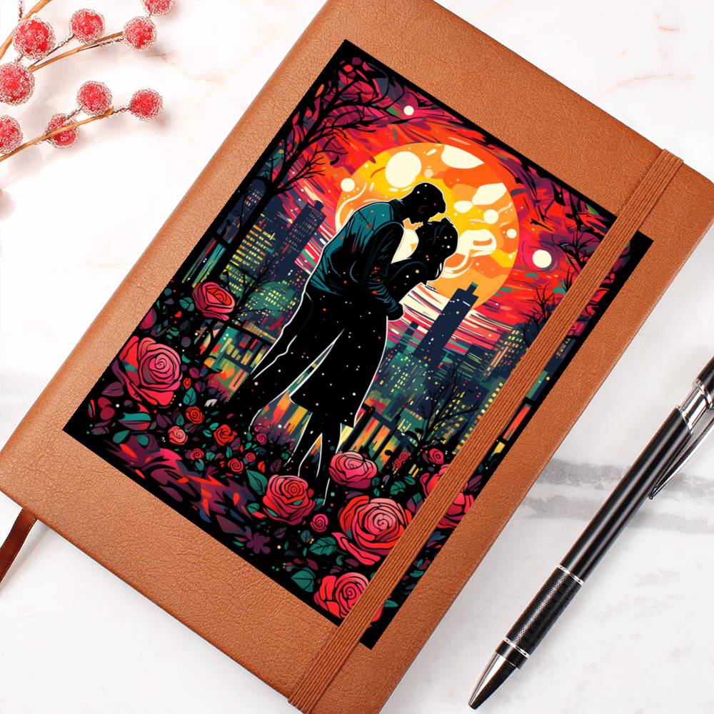 Valentine's Day Art 304 - Vegan Leather Journal