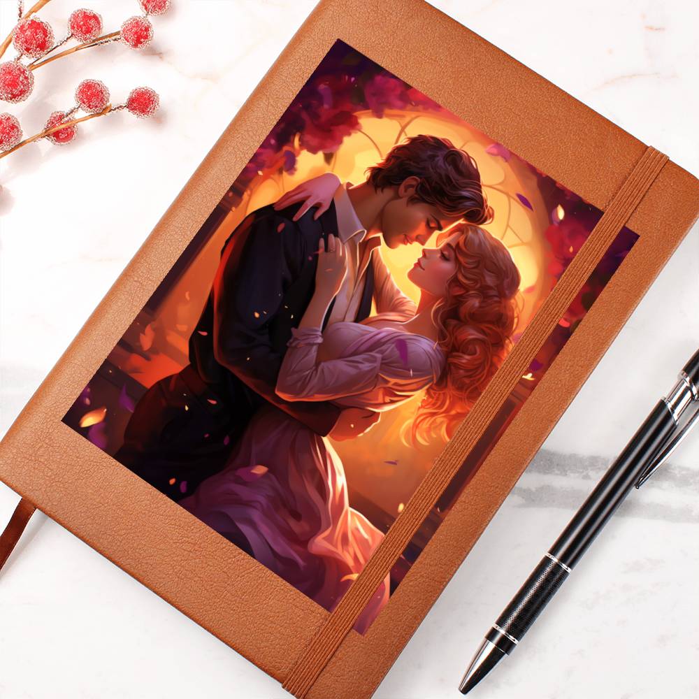 Valentine's Day Art 210 - Vegan Leather Journal