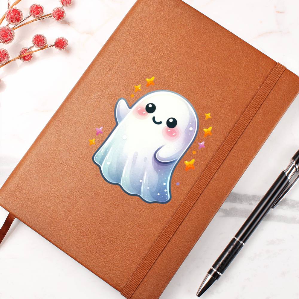 Cute Halloween Sticker 041 - Vegan Leather Journal