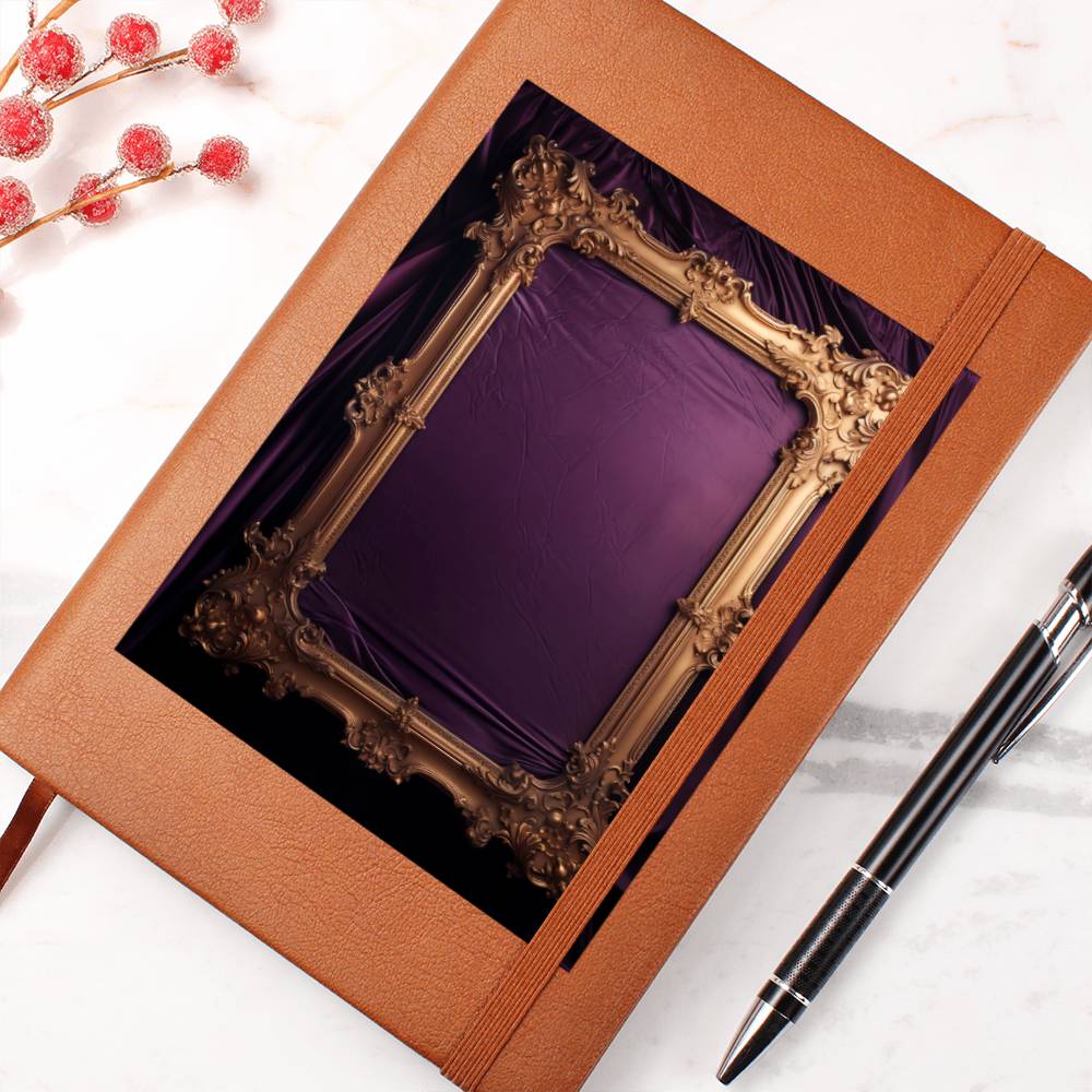 Ornate Gold Cover 059 - Vegan Leather Journal