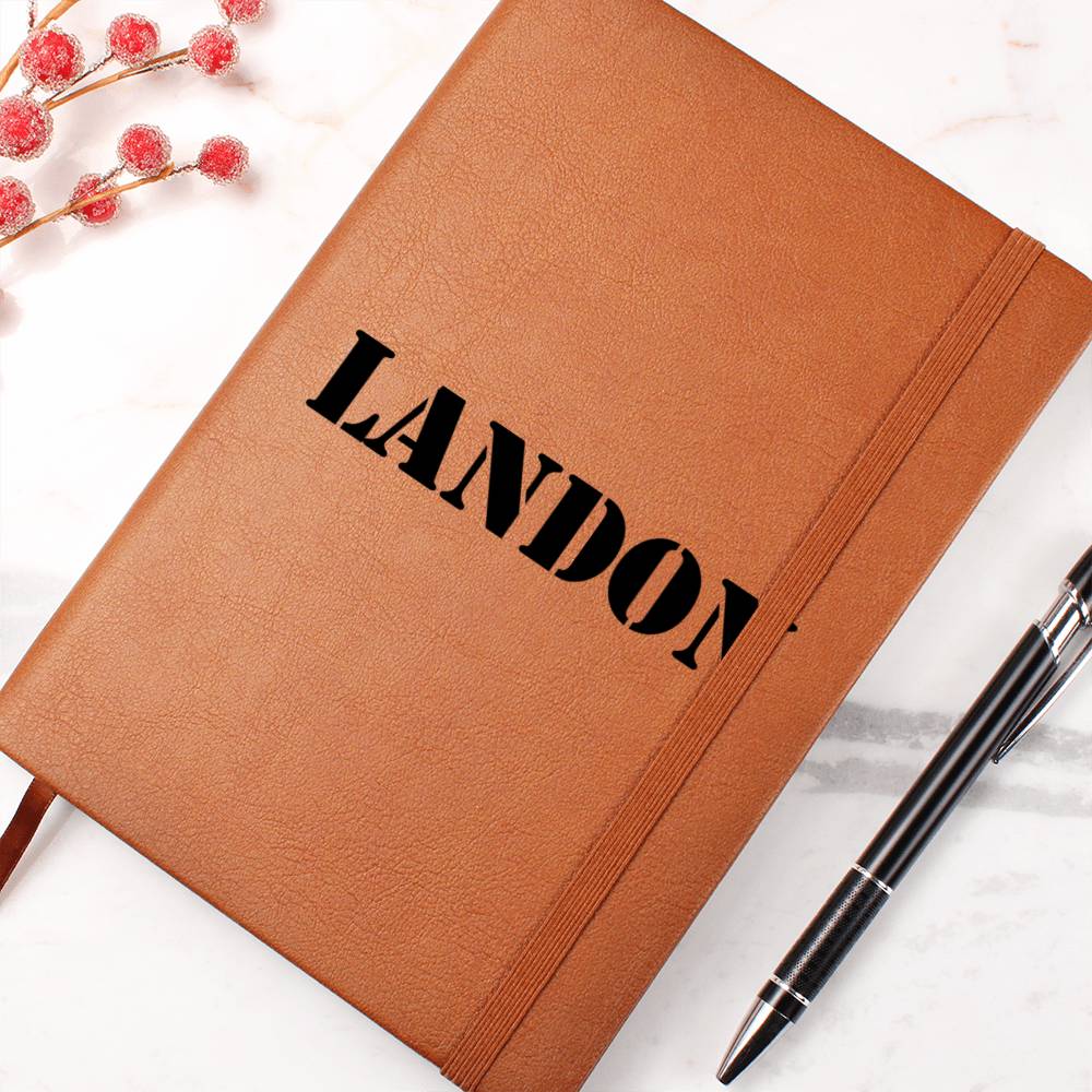 Landon - Vegan Leather Journal