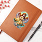 Cute Christmas Angel 007 - Vegan Leather Journal