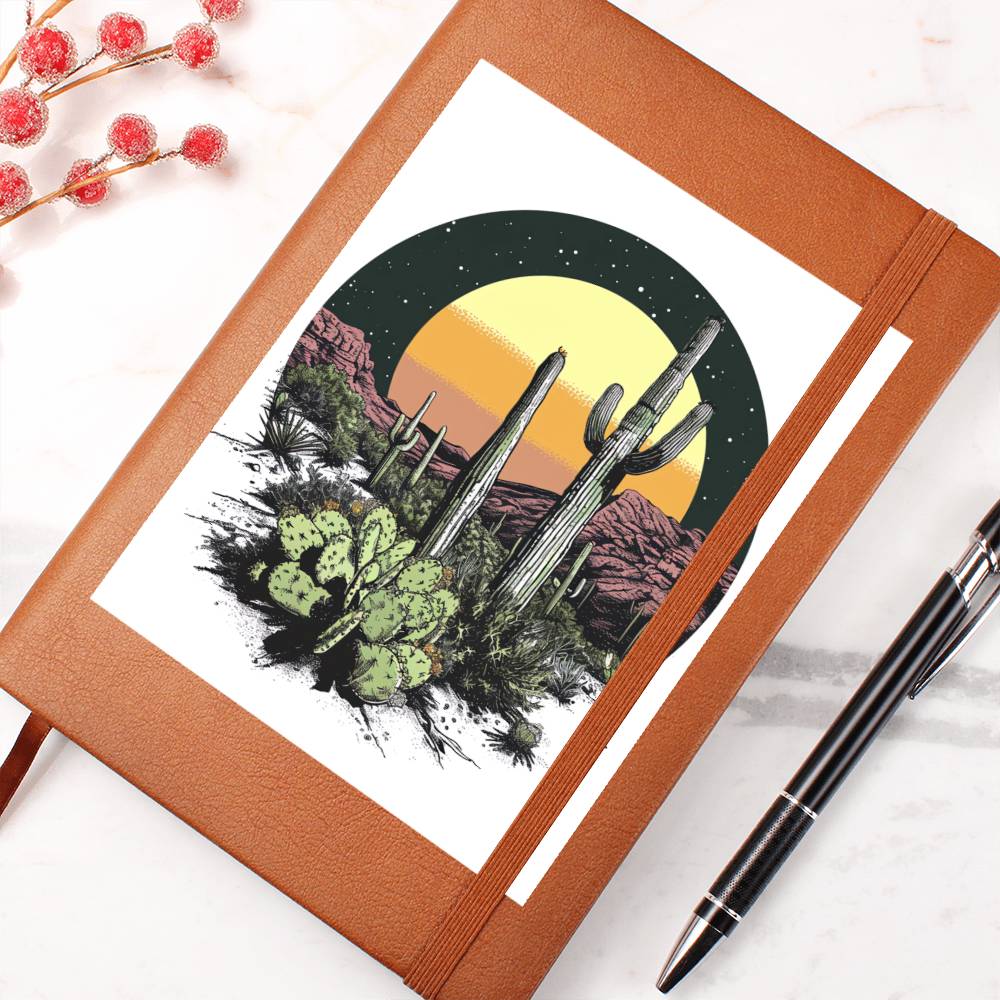 Minimalist BOHO Art 093 - Vegan Leather Journal