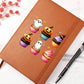 Cute Halloween Sticker 112 - Vegan Leather Journal